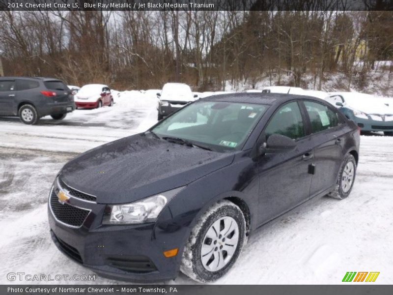 Blue Ray Metallic / Jet Black/Medium Titanium 2014 Chevrolet Cruze LS
