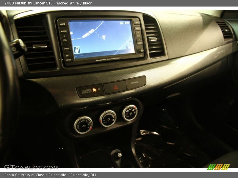 Wicked White / Black 2008 Mitsubishi Lancer GTS