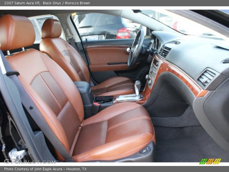 Black Onyx / Morocco Brown 2007 Saturn Aura XR