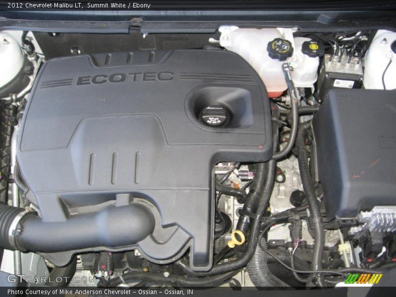 Summit White / Ebony 2012 Chevrolet Malibu LT