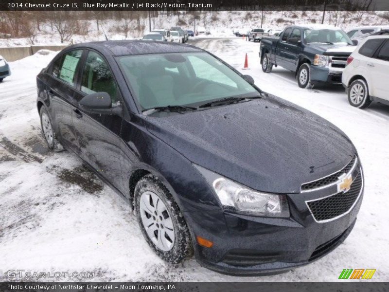 Blue Ray Metallic / Jet Black/Medium Titanium 2014 Chevrolet Cruze LS