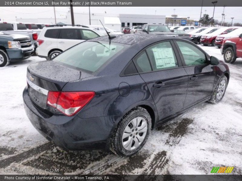 Blue Ray Metallic / Jet Black/Medium Titanium 2014 Chevrolet Cruze LS