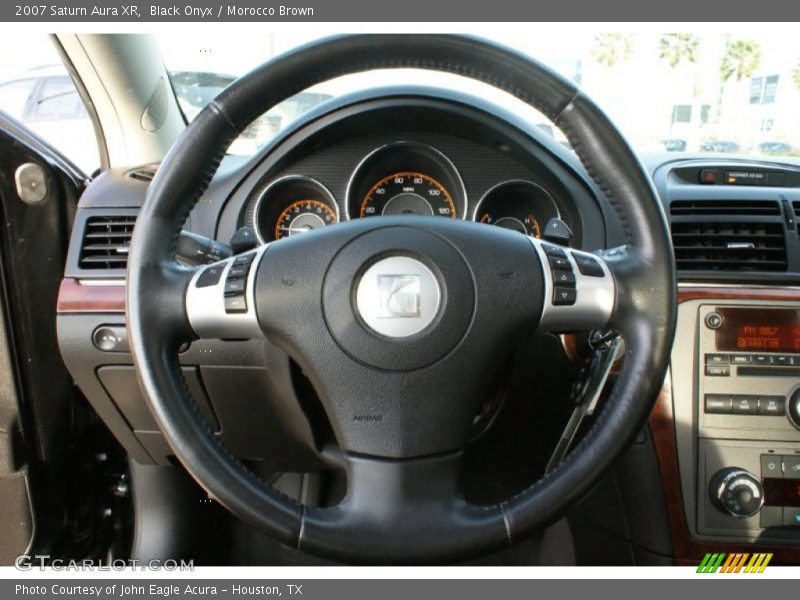 Black Onyx / Morocco Brown 2007 Saturn Aura XR