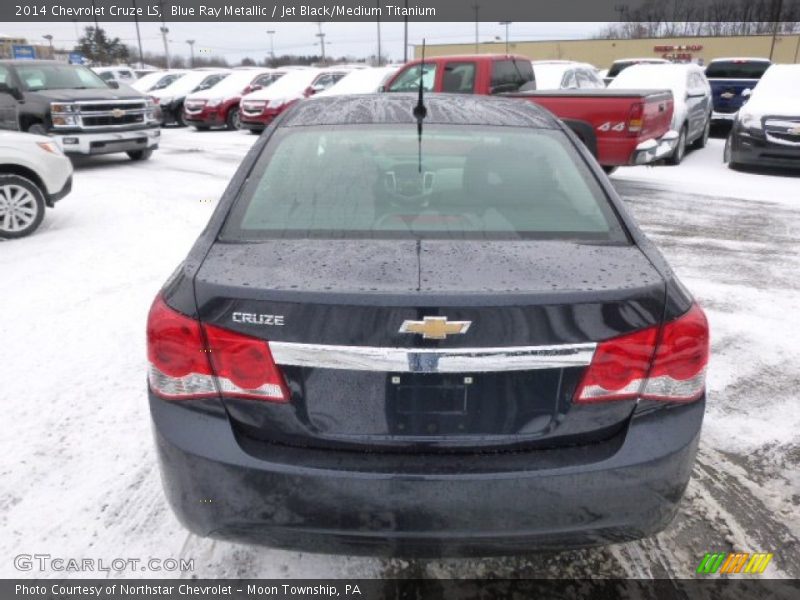 Blue Ray Metallic / Jet Black/Medium Titanium 2014 Chevrolet Cruze LS
