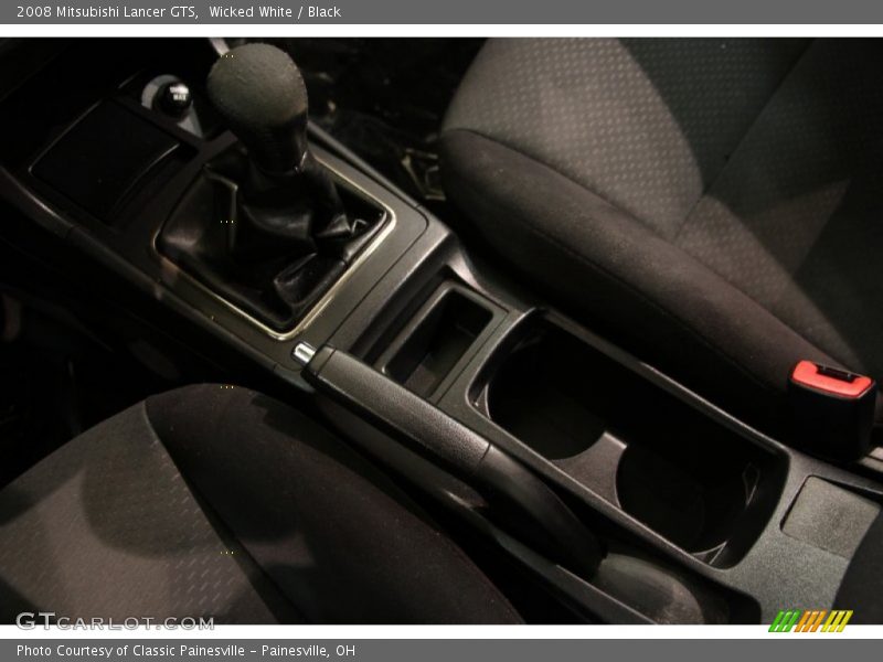 Wicked White / Black 2008 Mitsubishi Lancer GTS