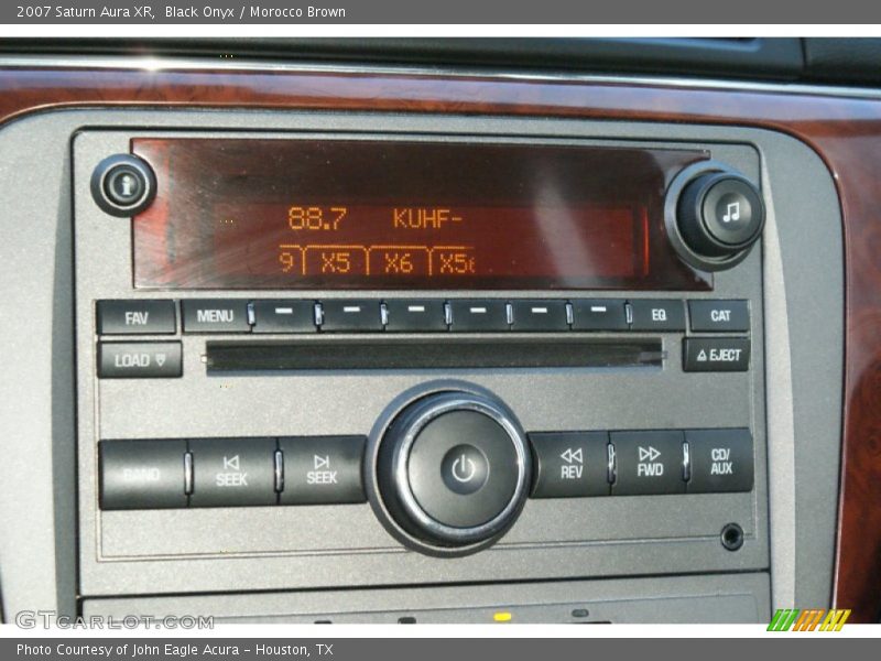 Black Onyx / Morocco Brown 2007 Saturn Aura XR