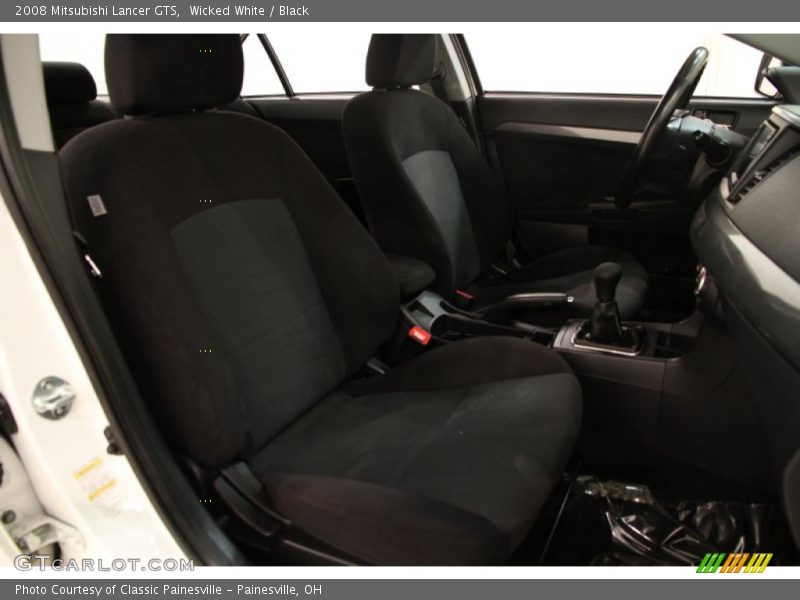 Wicked White / Black 2008 Mitsubishi Lancer GTS