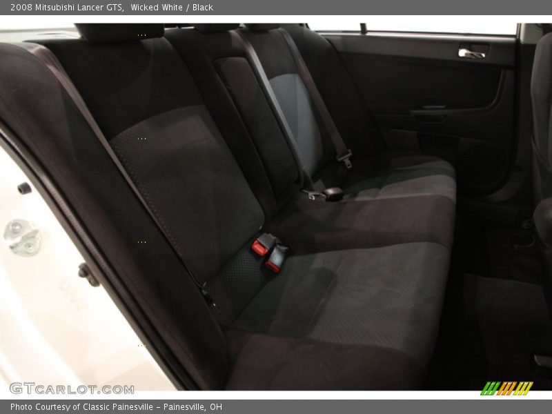 Wicked White / Black 2008 Mitsubishi Lancer GTS