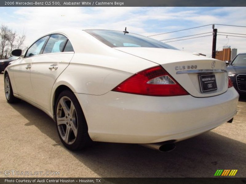 Alabaster White / Cashmere Beige 2006 Mercedes-Benz CLS 500
