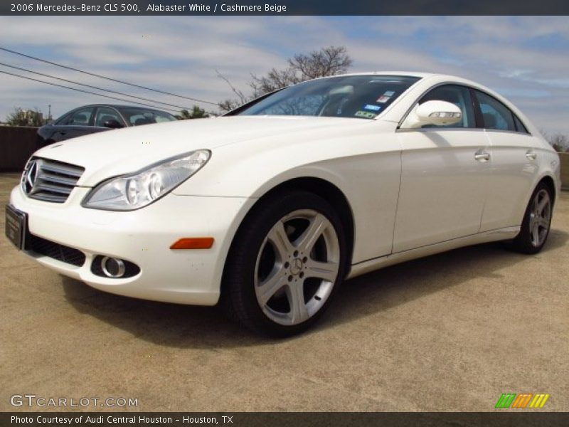 Alabaster White / Cashmere Beige 2006 Mercedes-Benz CLS 500