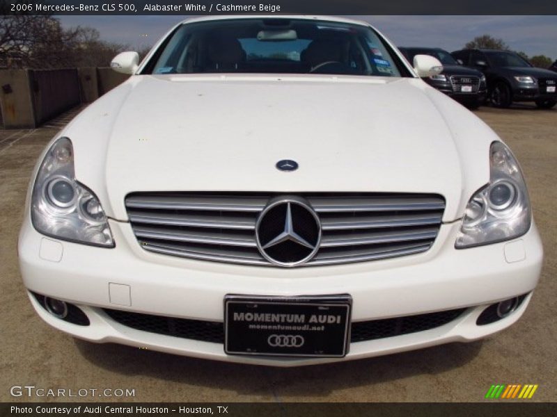 Alabaster White / Cashmere Beige 2006 Mercedes-Benz CLS 500