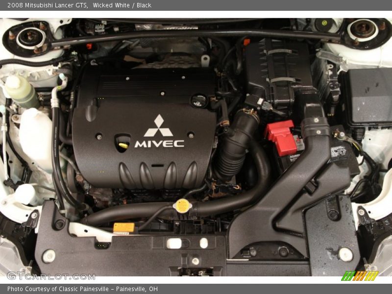 Wicked White / Black 2008 Mitsubishi Lancer GTS