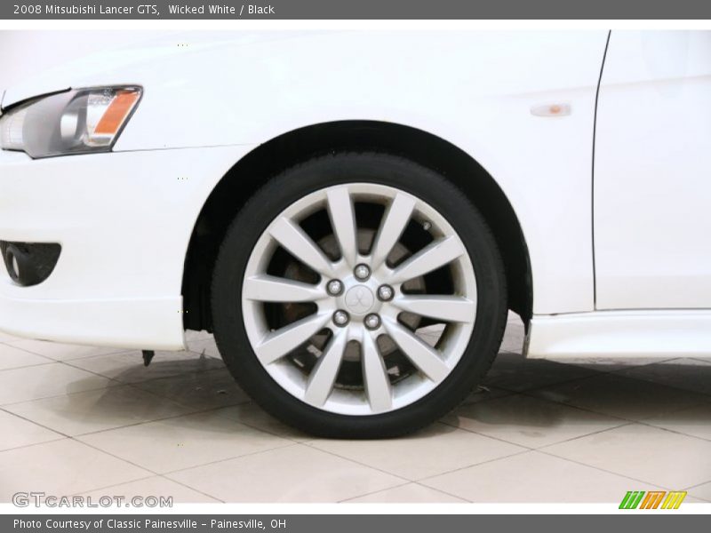 Wicked White / Black 2008 Mitsubishi Lancer GTS