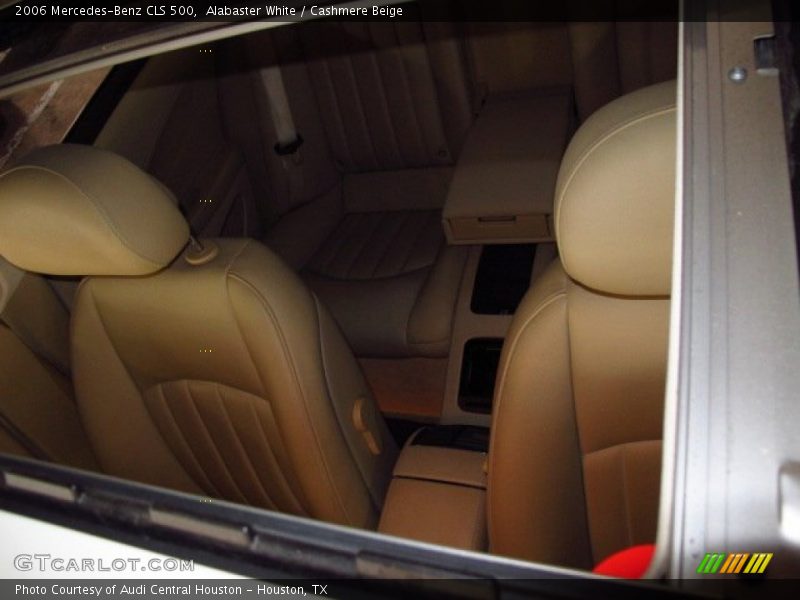 Alabaster White / Cashmere Beige 2006 Mercedes-Benz CLS 500