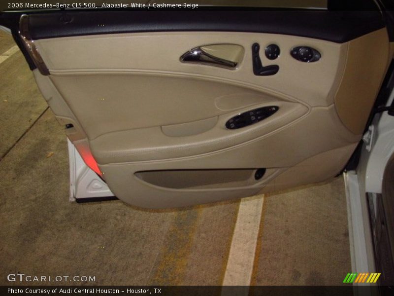 Alabaster White / Cashmere Beige 2006 Mercedes-Benz CLS 500