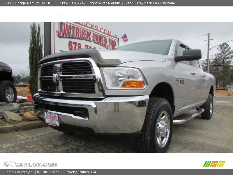Bright Silver Metallic / Dark Slate/Medium Graystone 2012 Dodge Ram 2500 HD SLT Crew Cab 4x4