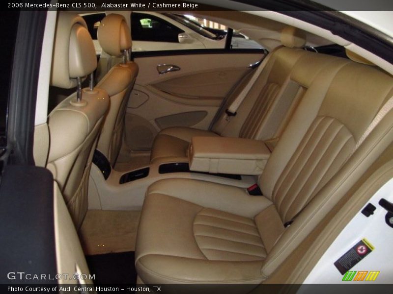 Alabaster White / Cashmere Beige 2006 Mercedes-Benz CLS 500