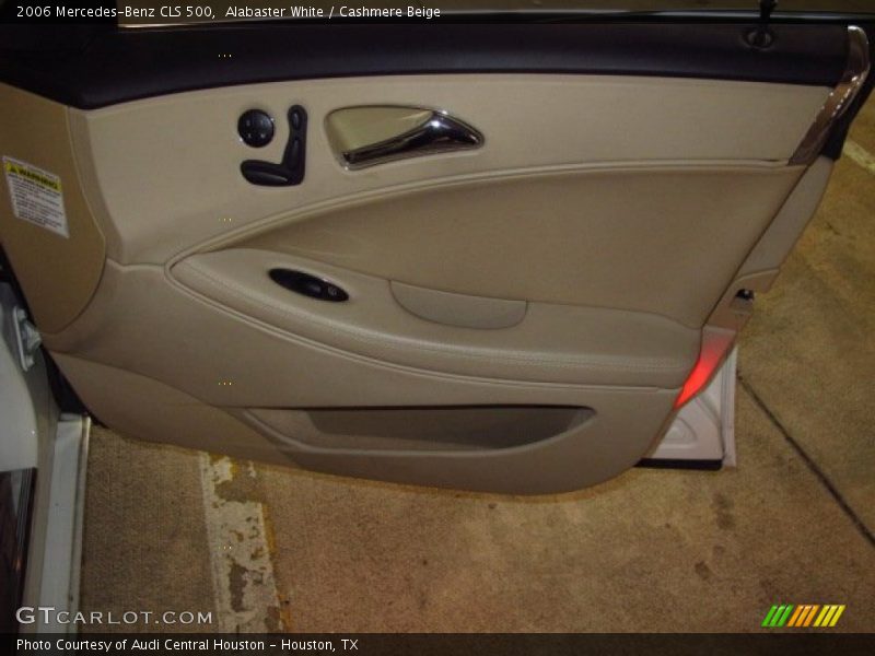 Alabaster White / Cashmere Beige 2006 Mercedes-Benz CLS 500