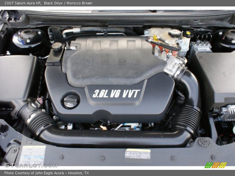 Black Onyx / Morocco Brown 2007 Saturn Aura XR