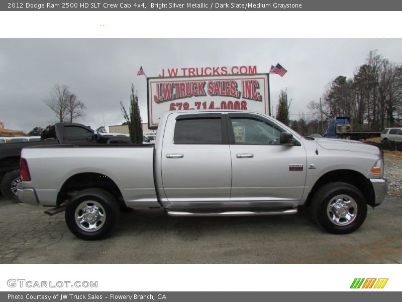 Bright Silver Metallic / Dark Slate/Medium Graystone 2012 Dodge Ram 2500 HD SLT Crew Cab 4x4
