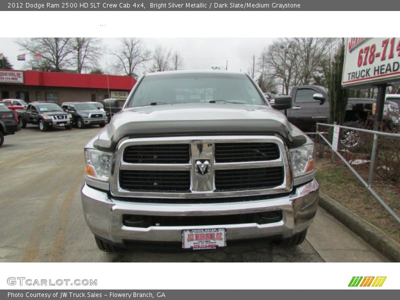 Bright Silver Metallic / Dark Slate/Medium Graystone 2012 Dodge Ram 2500 HD SLT Crew Cab 4x4