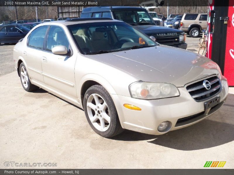 Sunlit Sand Metallic / Blond 2002 Nissan Maxima GXE