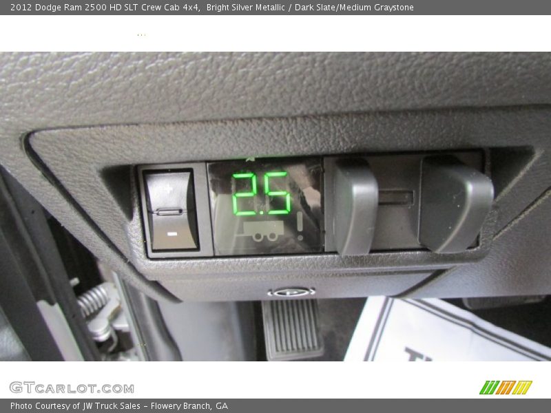Bright Silver Metallic / Dark Slate/Medium Graystone 2012 Dodge Ram 2500 HD SLT Crew Cab 4x4