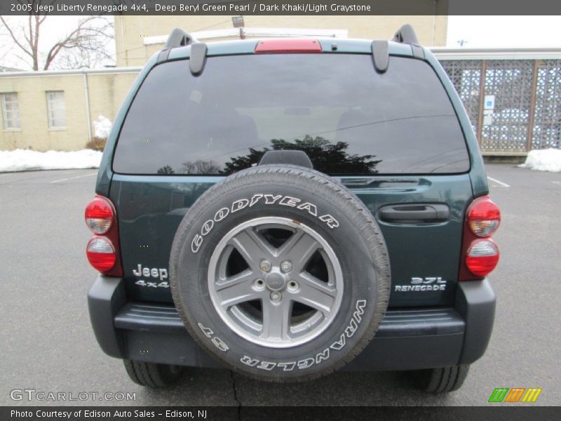 Deep Beryl Green Pearl / Dark Khaki/Light Graystone 2005 Jeep Liberty Renegade 4x4