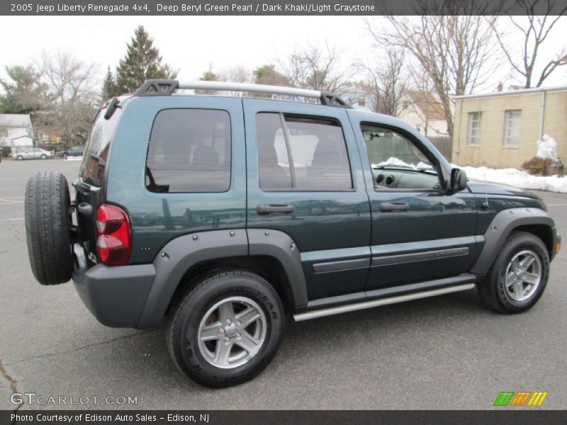 Deep Beryl Green Pearl / Dark Khaki/Light Graystone 2005 Jeep Liberty Renegade 4x4