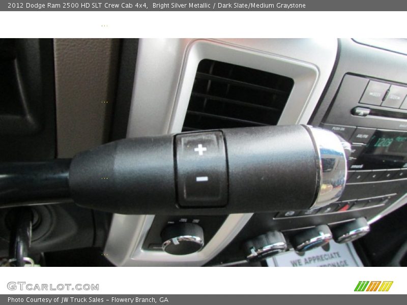Bright Silver Metallic / Dark Slate/Medium Graystone 2012 Dodge Ram 2500 HD SLT Crew Cab 4x4