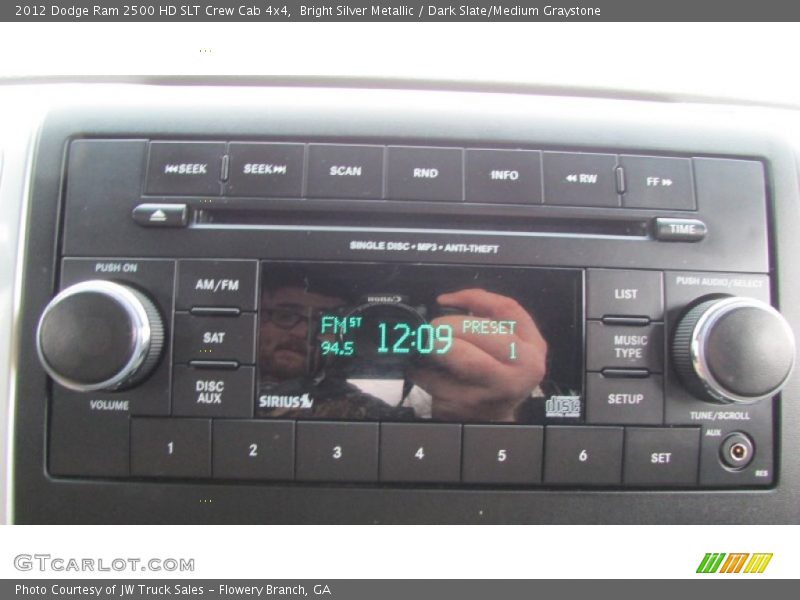 Bright Silver Metallic / Dark Slate/Medium Graystone 2012 Dodge Ram 2500 HD SLT Crew Cab 4x4