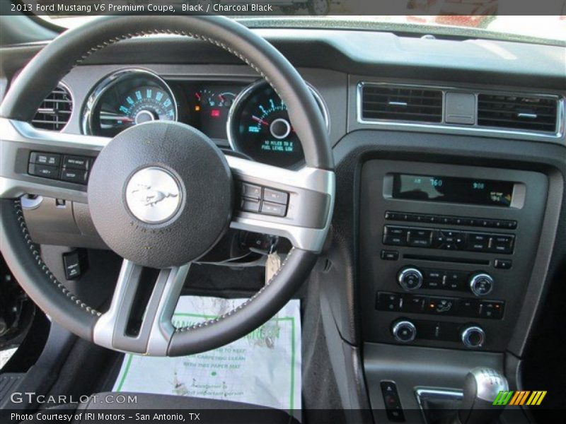 Black / Charcoal Black 2013 Ford Mustang V6 Premium Coupe