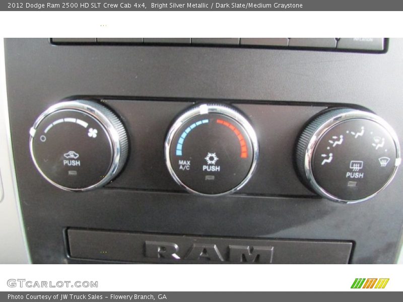 Bright Silver Metallic / Dark Slate/Medium Graystone 2012 Dodge Ram 2500 HD SLT Crew Cab 4x4