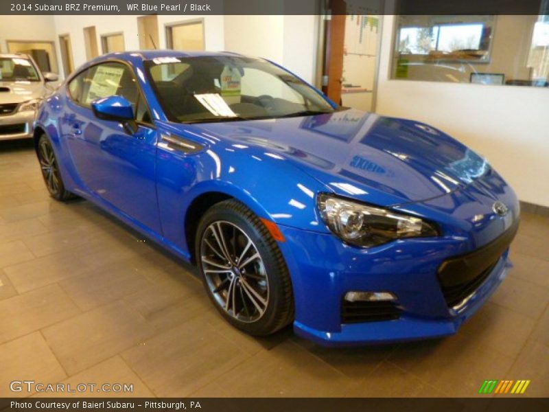 WR Blue Pearl / Black 2014 Subaru BRZ Premium