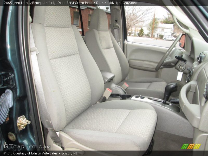 Deep Beryl Green Pearl / Dark Khaki/Light Graystone 2005 Jeep Liberty Renegade 4x4