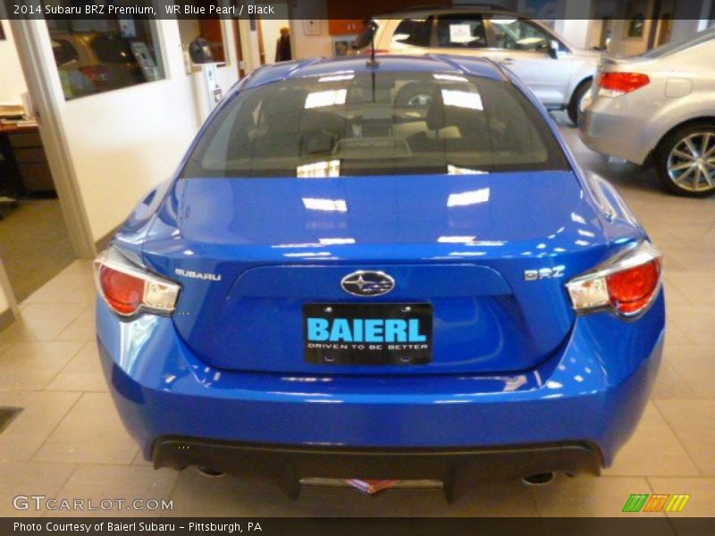 WR Blue Pearl / Black 2014 Subaru BRZ Premium