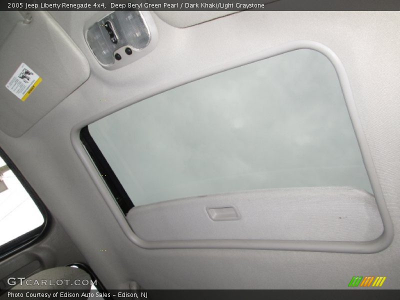 Deep Beryl Green Pearl / Dark Khaki/Light Graystone 2005 Jeep Liberty Renegade 4x4