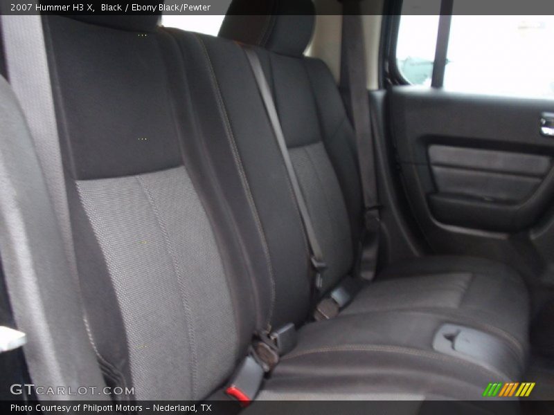 Rear Seat of 2007 H3 X