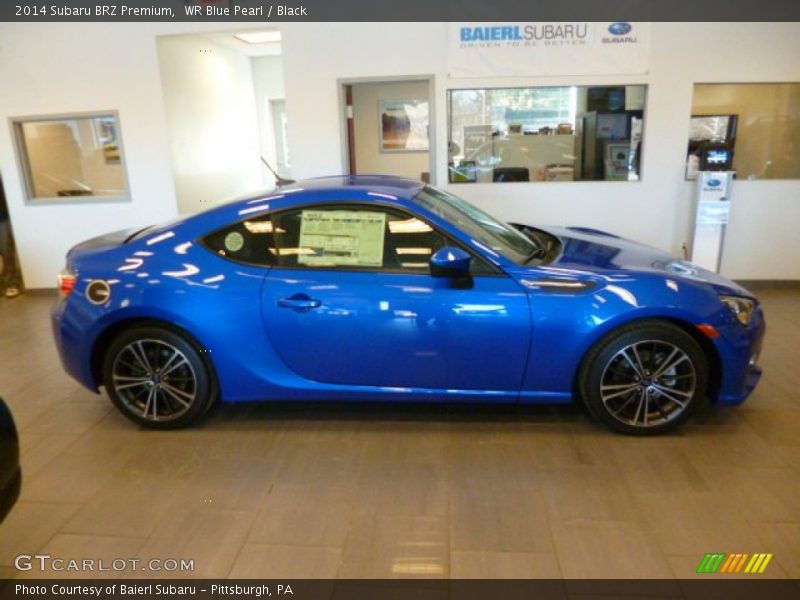 WR Blue Pearl / Black 2014 Subaru BRZ Premium