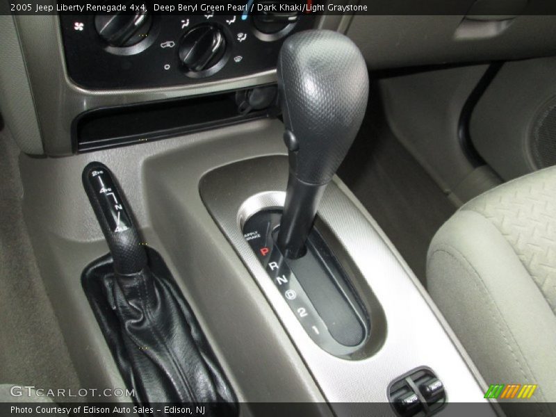 Deep Beryl Green Pearl / Dark Khaki/Light Graystone 2005 Jeep Liberty Renegade 4x4