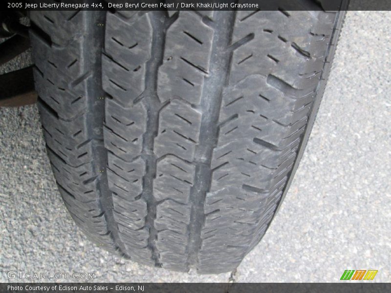 Deep Beryl Green Pearl / Dark Khaki/Light Graystone 2005 Jeep Liberty Renegade 4x4