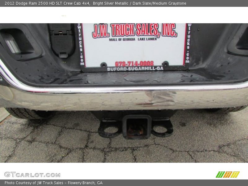 Bright Silver Metallic / Dark Slate/Medium Graystone 2012 Dodge Ram 2500 HD SLT Crew Cab 4x4
