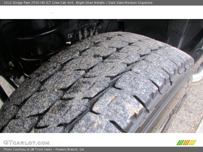 Bright Silver Metallic / Dark Slate/Medium Graystone 2012 Dodge Ram 2500 HD SLT Crew Cab 4x4