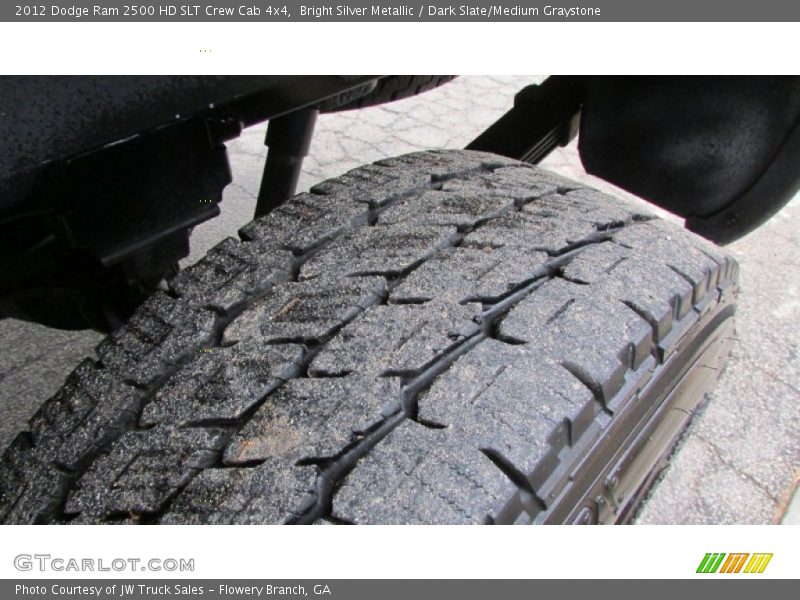 Bright Silver Metallic / Dark Slate/Medium Graystone 2012 Dodge Ram 2500 HD SLT Crew Cab 4x4