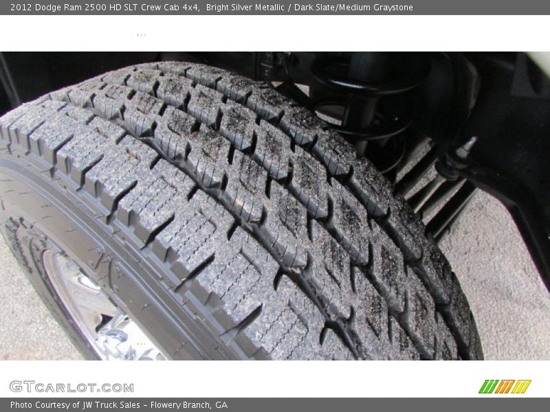 Bright Silver Metallic / Dark Slate/Medium Graystone 2012 Dodge Ram 2500 HD SLT Crew Cab 4x4