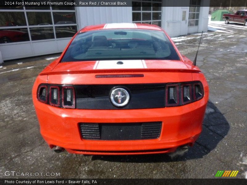 Race Red / Charcoal Black 2014 Ford Mustang V6 Premium Coupe