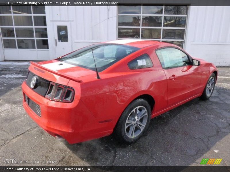 Race Red / Charcoal Black 2014 Ford Mustang V6 Premium Coupe