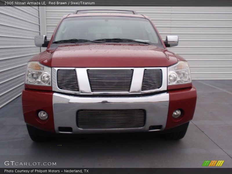 Red Brawn / Steel/Titanium 2006 Nissan Armada LE