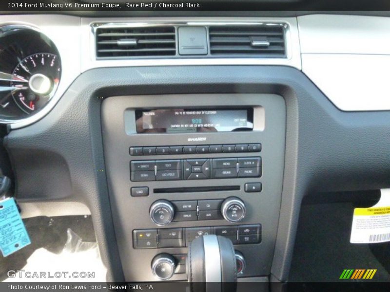 Race Red / Charcoal Black 2014 Ford Mustang V6 Premium Coupe