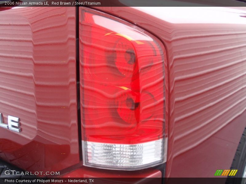 Red Brawn / Steel/Titanium 2006 Nissan Armada LE